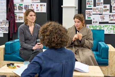 Liz White, Abby Vicky-Russell and director Abigail Graham Photo
