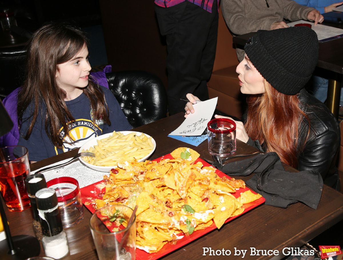 Kelsie Watts with Kid's Night on Broadway guests at 