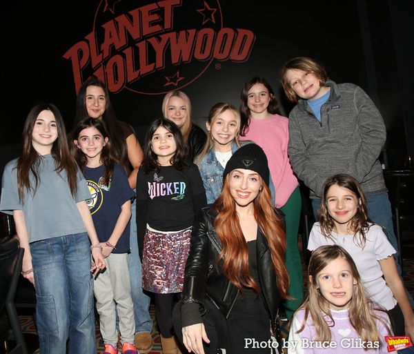 Kelsie Watts with Kid's Night on Broadway guests Photo