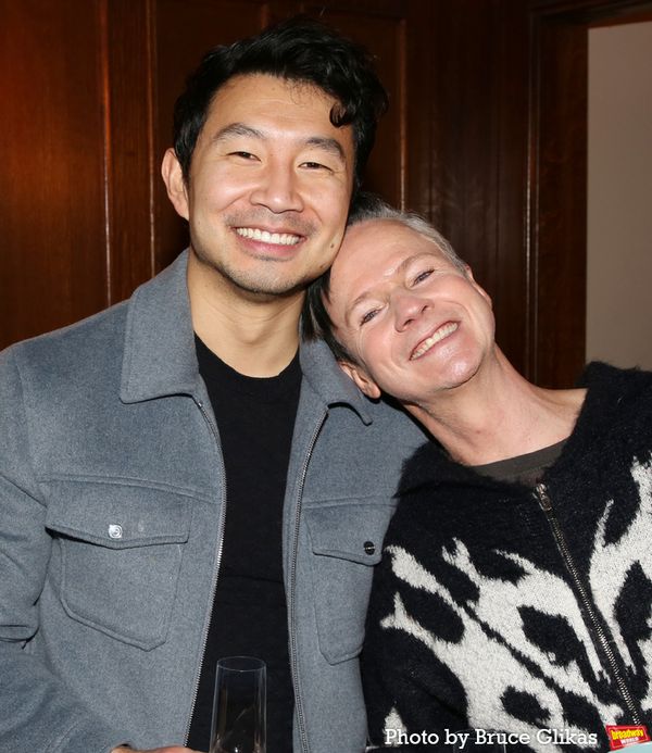Simu Liu and John Cameron Mitchell  Photo