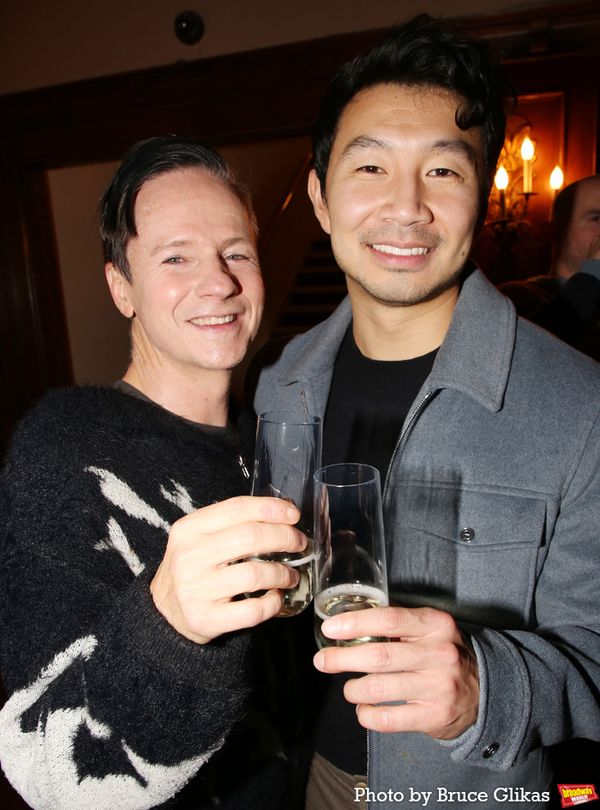 John Cameron Mitchell and Simu Liu  Photo