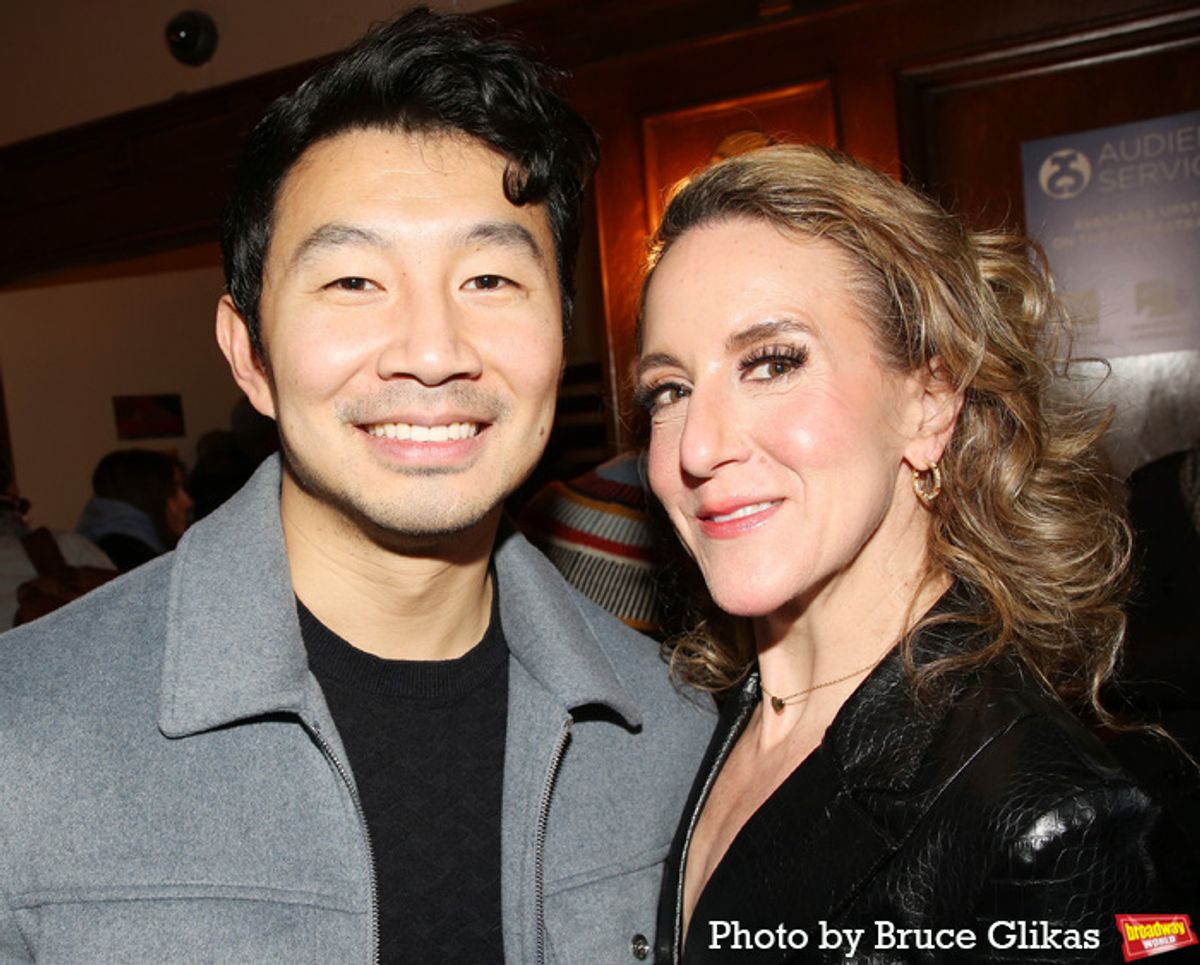 Simu Liu and Jenn Harris   at 