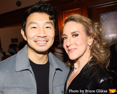 Simu Liu and Jenn Harris   Photo