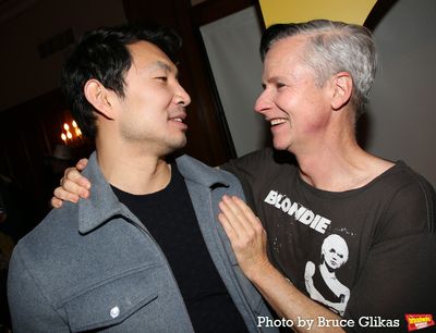 Simu Liu and John Cameron Mitchell  Photo