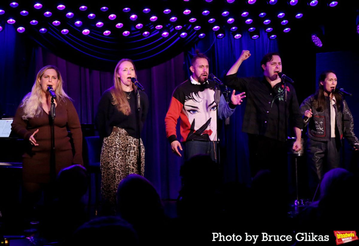 Zoë Roberts, Natasha Hodgson, David Cumming. Jak Malone and Claire-Marie Hall at 