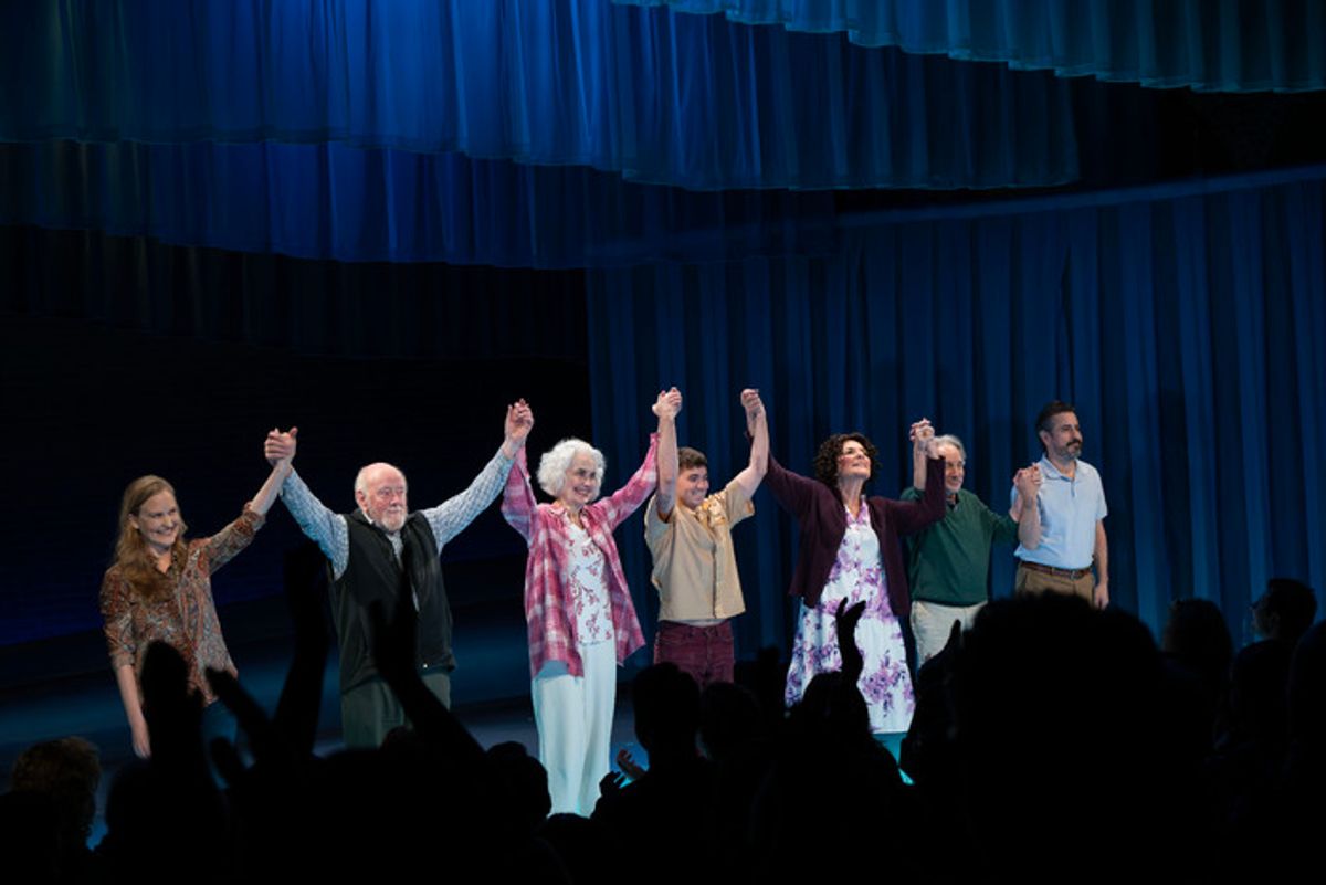 Heidi Armbruster, Peter Maloney, Mary Beth Peil, Noah Galvin, Caroline Aaron, Chip
Zien, and Matthew Saldívar at 