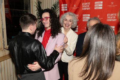 Noah Galvin, Jake Brasch, and Mary Beth Peil Photo