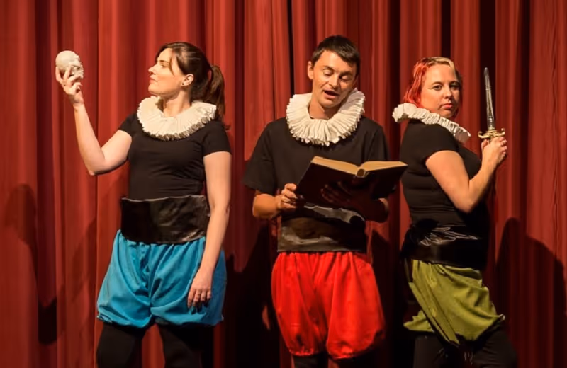 Review: THE COMPLETE WORKS OF WILLIAM SHAKESPEARE (ABRIDGED) at The Masque Theatre Image
