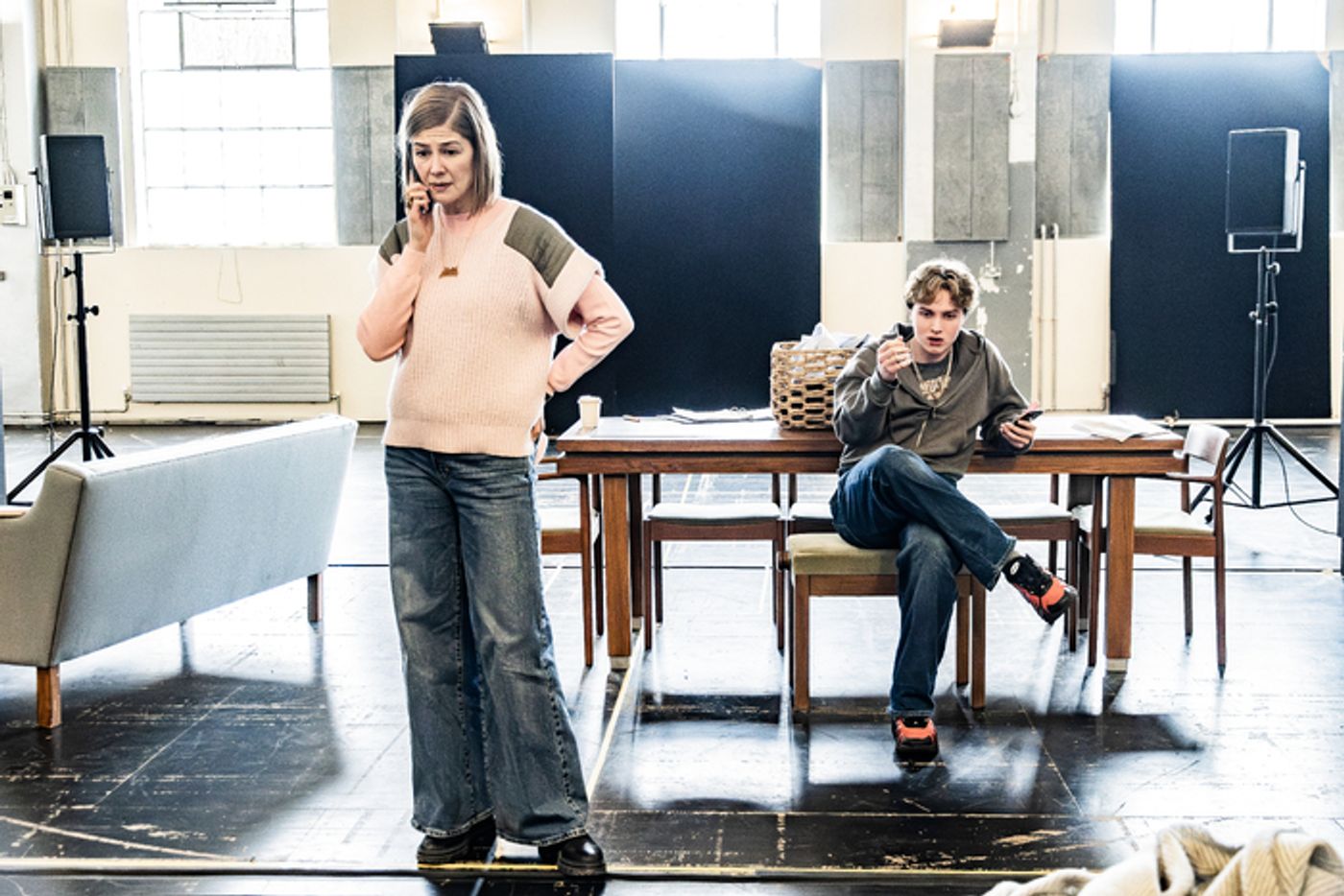 Photos: Rosamund Pike and More in Rehearsal For INTER ALIA  Image