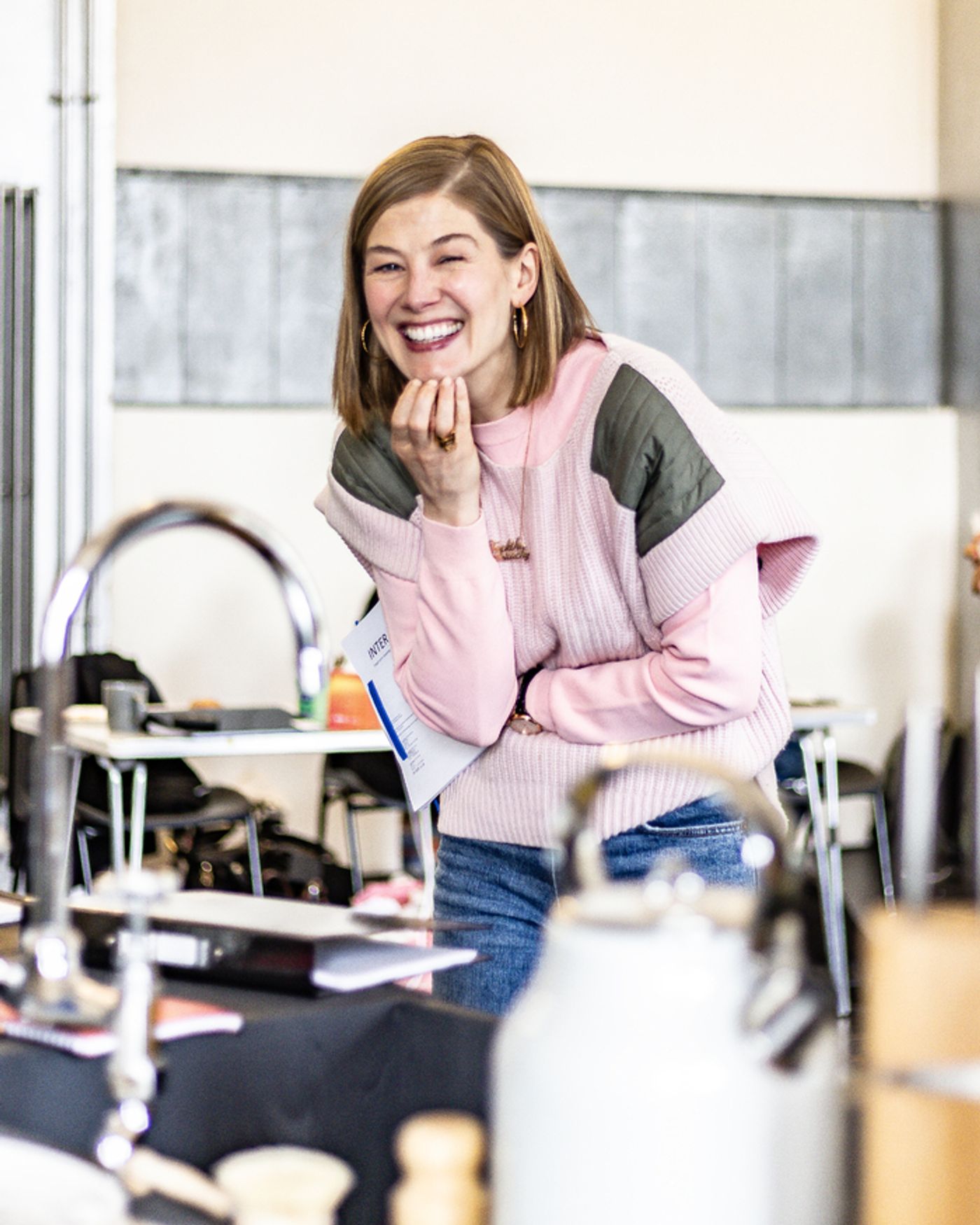 Photos: Rosamund Pike and More in Rehearsal For INTER ALIA  Image
