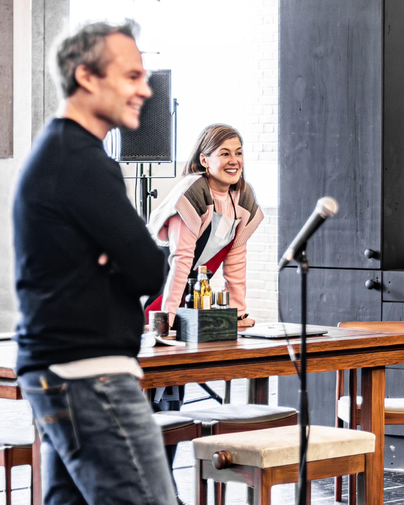 Photos: Rosamund Pike and More in Rehearsal For INTER ALIA  Image