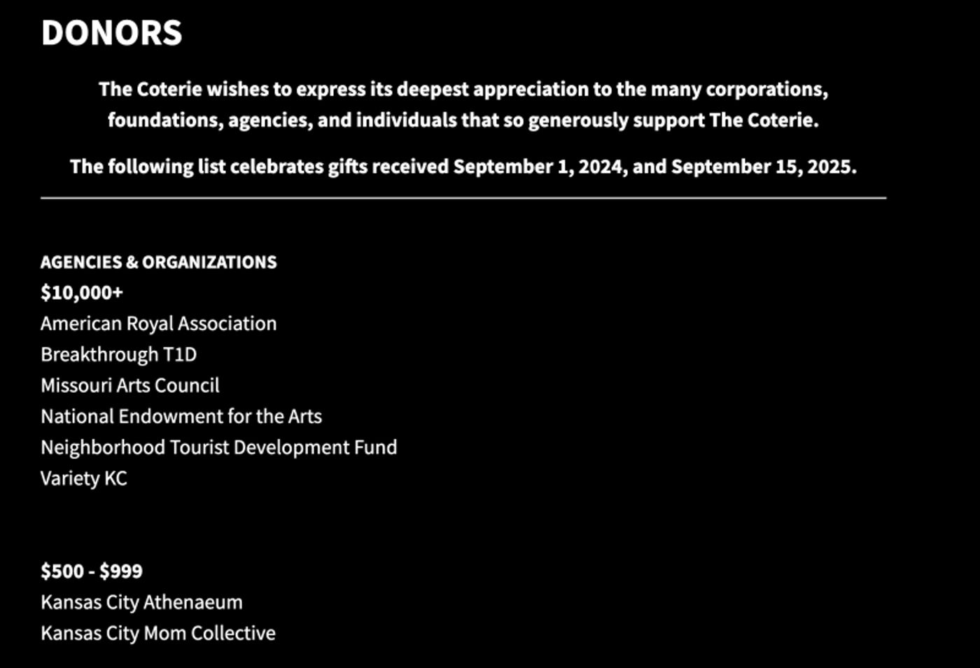 Stage Mag Spotlight: The Coterie Theatre's THE DRUM CLOSET  Image