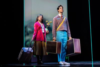 Hannah Kevitt and Darren Criss  Photo