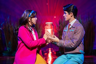 Hannah Kevitt and Darren Criss  Photo