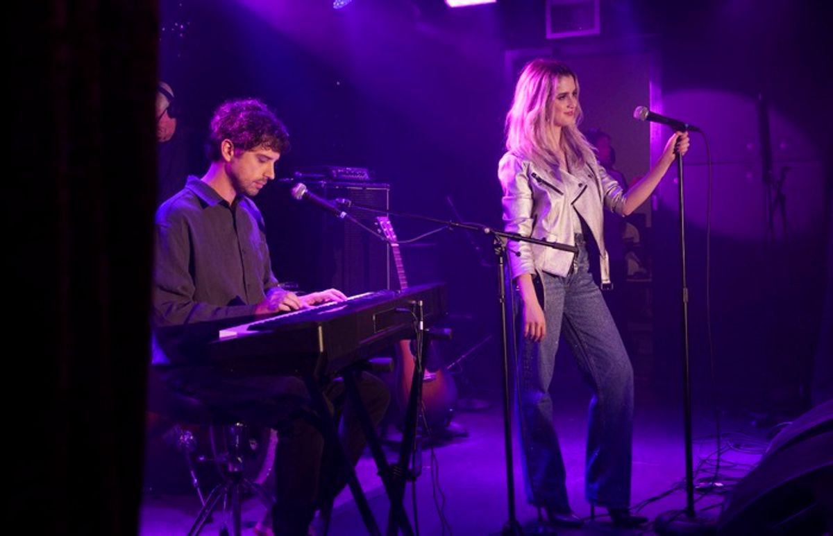 David Lambert and Laura Marano at 