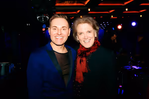 Travis Moser and Charles Busch Photo
