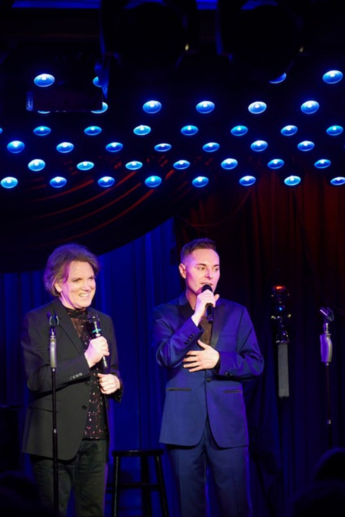 Charles Busch and Travis Moser at 