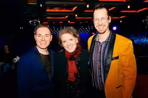 Travis Moser, Charles Busch and Drew Wutke Photo