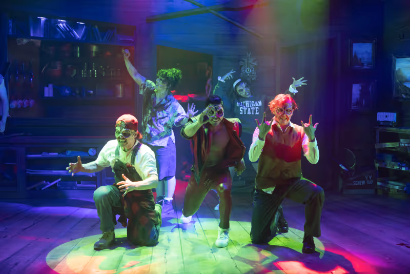 EVIL DEAD THE MUSICAL, bloody toe tapping madcap fun Image