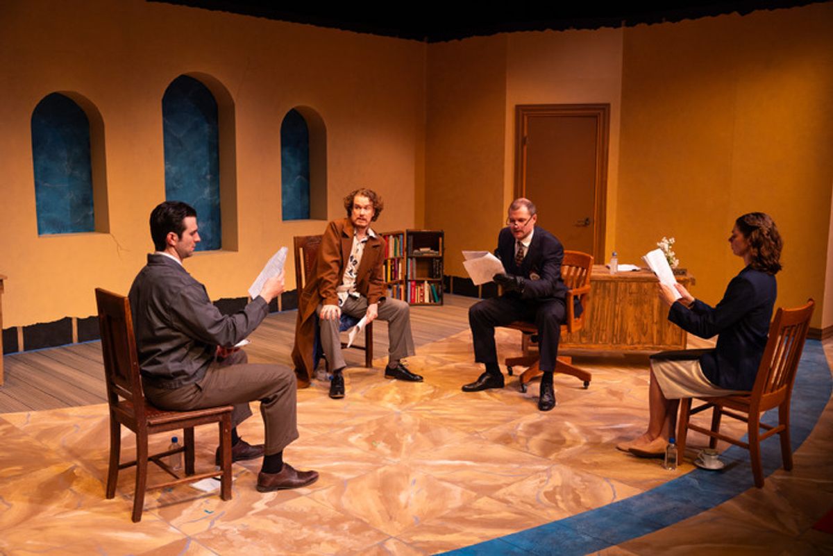 Adam Tapp, Jon Lutyens, Quinlan Corbett, and Emily Verla at 