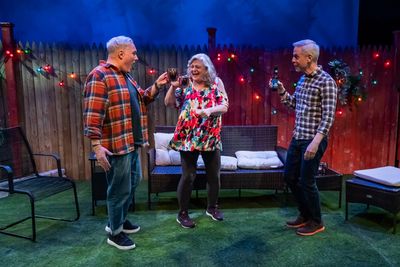 Christopher Borg, Nancy Slusser & Tim Burke  Photo