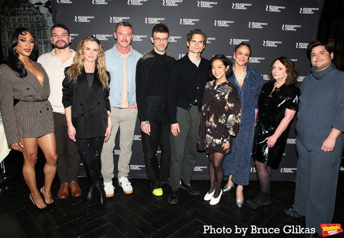 Michaela Jaé Rodriguez, Josh Rivera, Juliette Lewis, Luke Evans, Director Sam Pinkleton, Stephanie Hsu, Amber Gray, Rachel Dratch and Harvey Guillén  at 