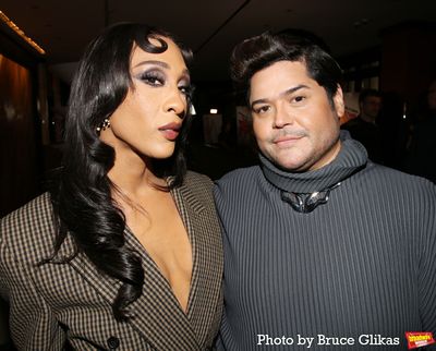 Michaela Jaé Rodriguez and Harvey Guillén  Photo
