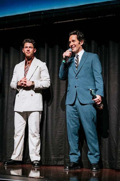 Nick Jonas and Paul Rudd Photo