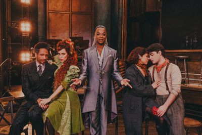 Gary Dourdan, Gaby Moreno, J. Harrison Ghee, Jordan Tyson, and Joshua Colley Photo
