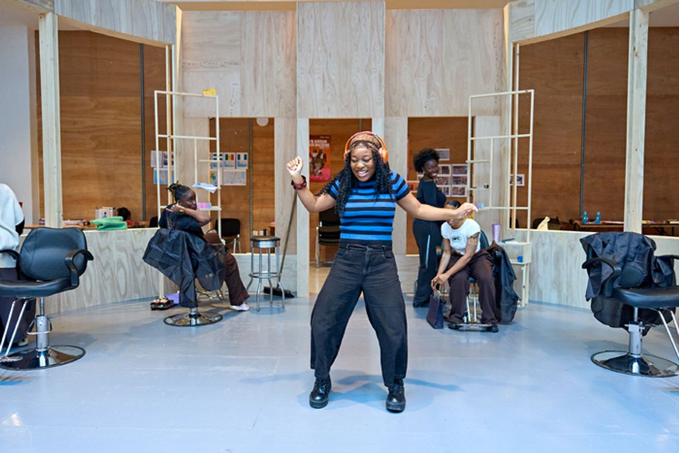 Photos: JAJA'S AFRICAN HAIR BRAIDING in Rehearsal at Lyric Hammersmith Theatre  Image