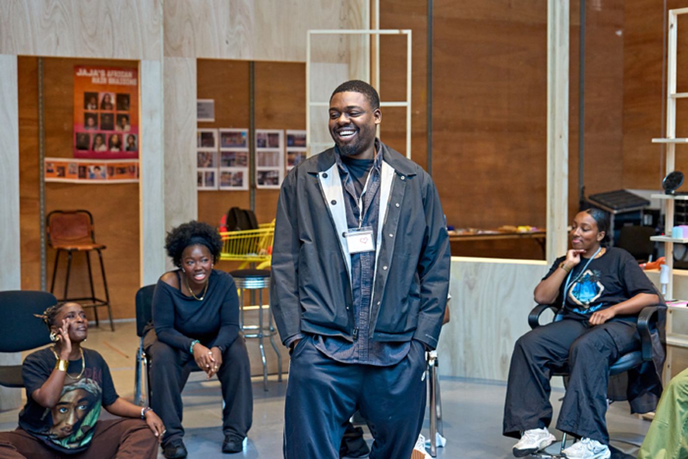 Photos: JAJA'S AFRICAN HAIR BRAIDING in Rehearsal at Lyric Hammersmith Theatre  Image
