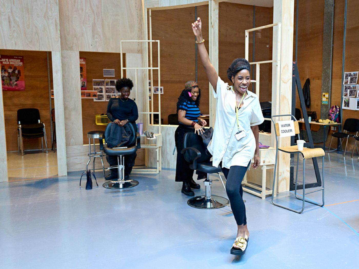 Photos: JAJA'S AFRICAN HAIR BRAIDING in Rehearsal at Lyric Hammersmith Theatre  Image