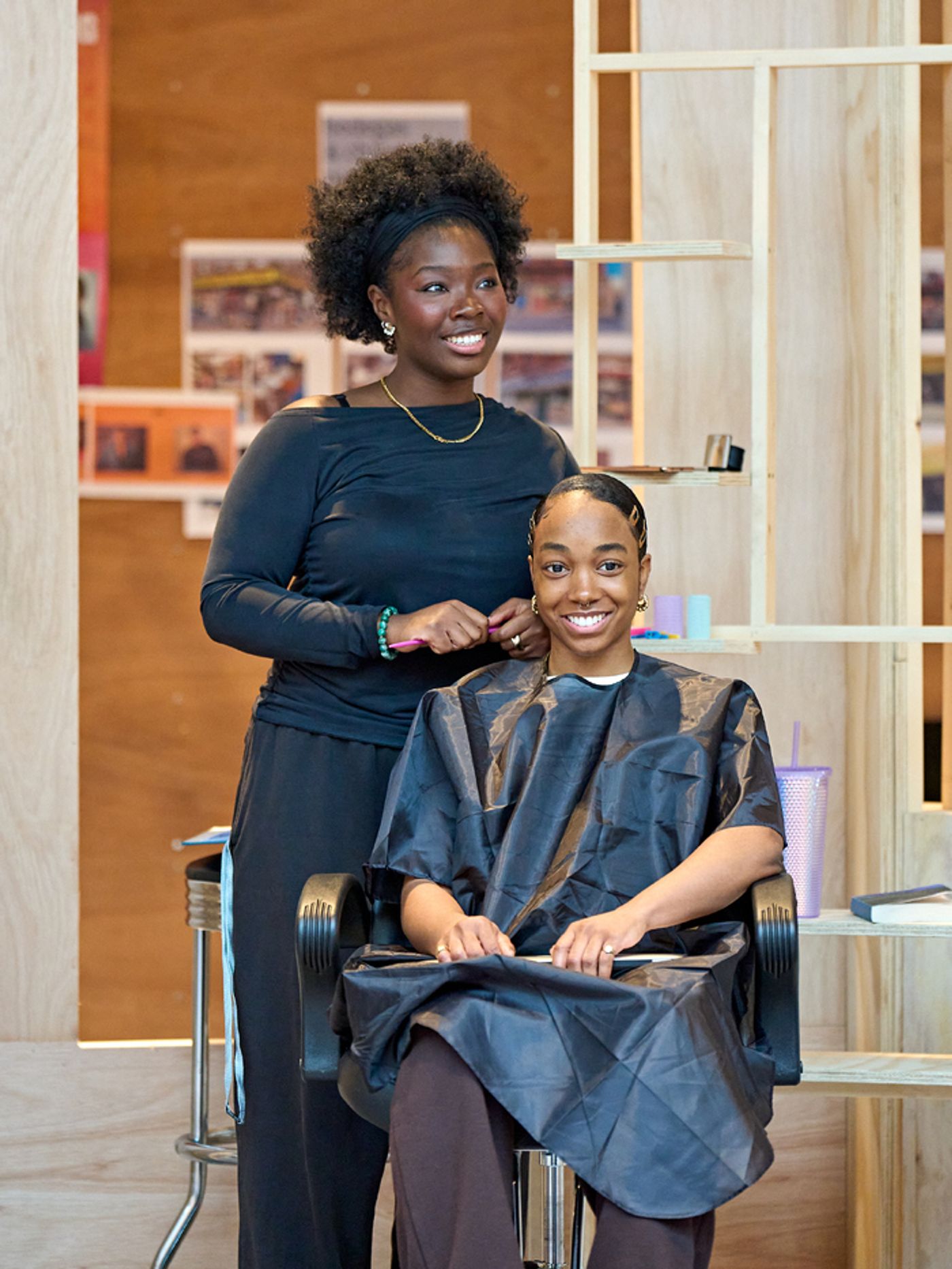Photos: JAJA'S AFRICAN HAIR BRAIDING in Rehearsal at Lyric Hammersmith Theatre  Image