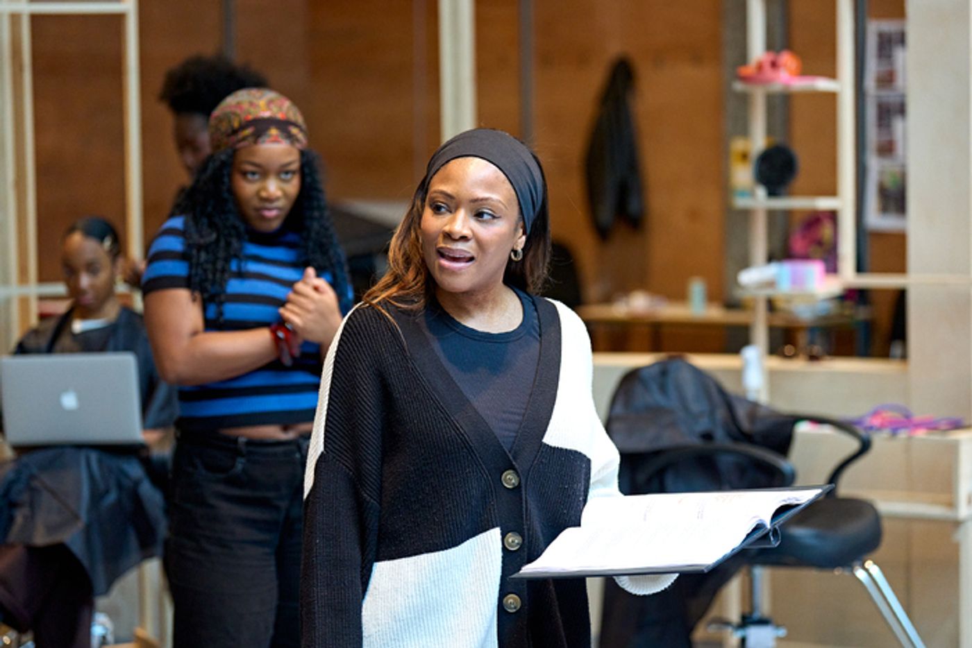 Photos: JAJA'S AFRICAN HAIR BRAIDING in Rehearsal at Lyric Hammersmith Theatre  Image