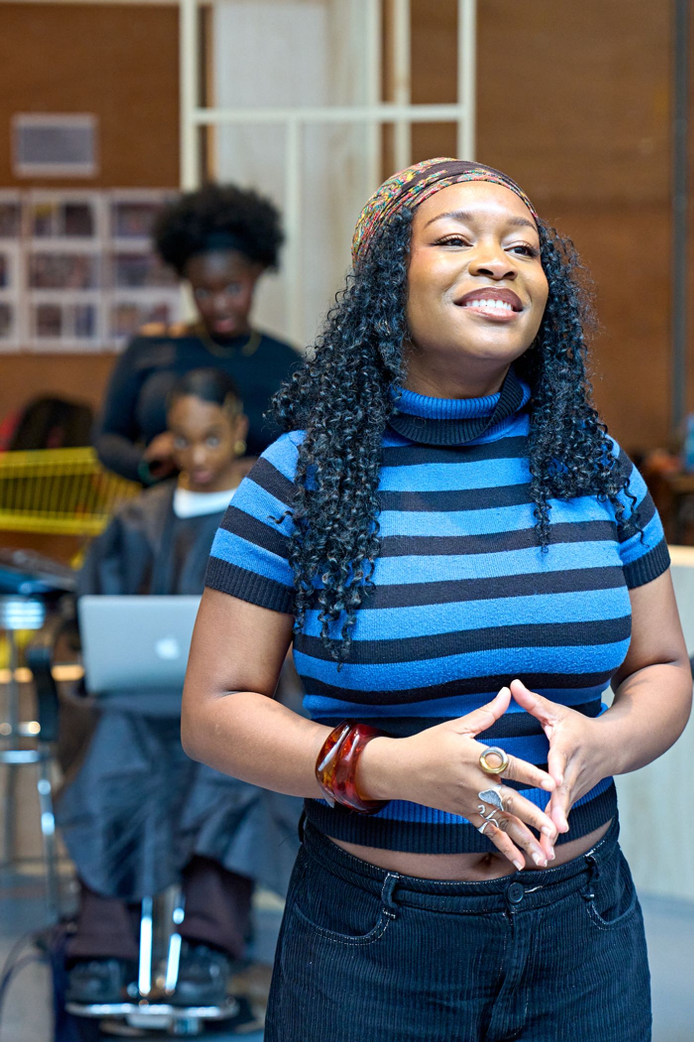 Photos: JAJA'S AFRICAN HAIR BRAIDING in Rehearsal at Lyric Hammersmith Theatre  Image