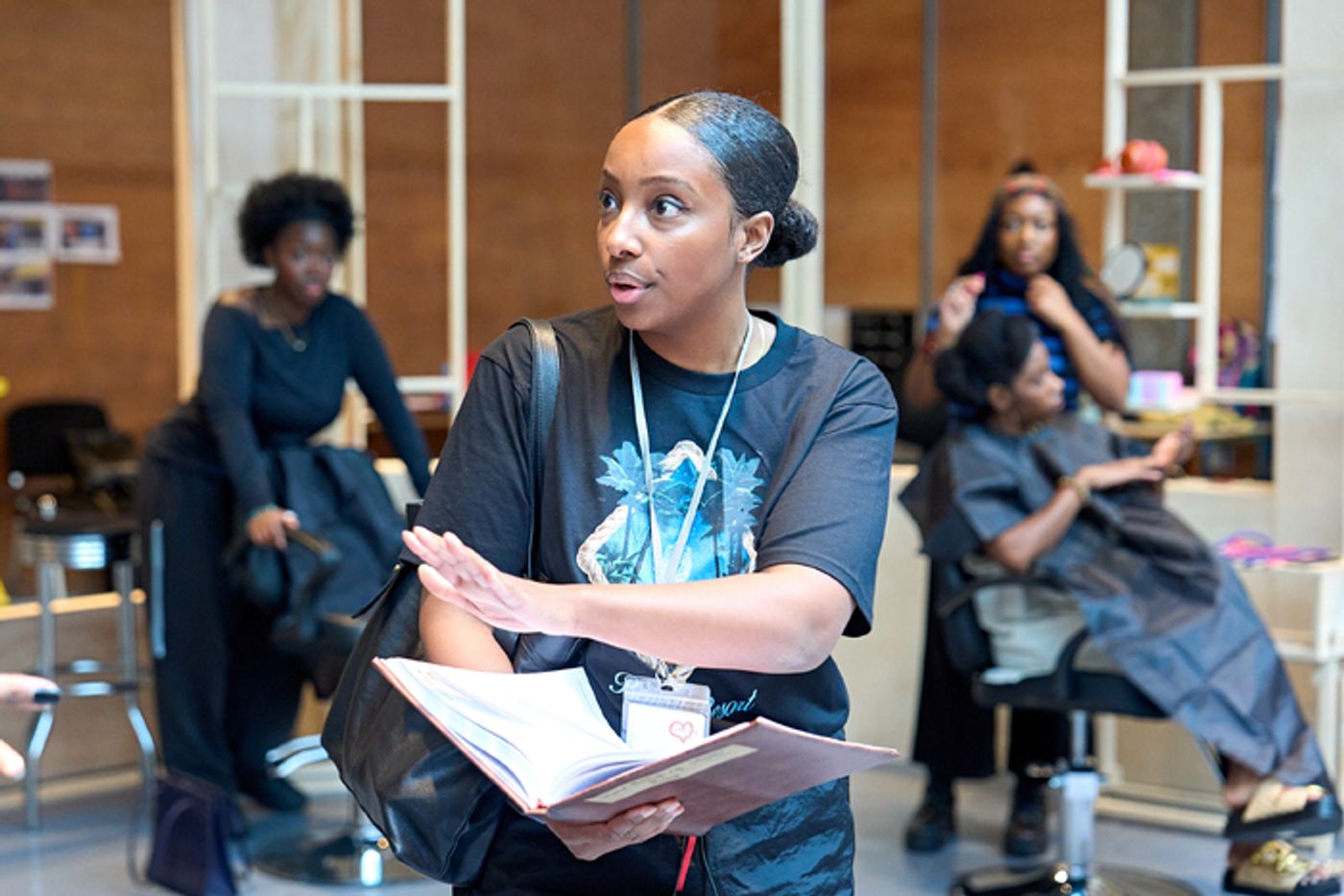 Photos: JAJA'S AFRICAN HAIR BRAIDING in Rehearsal at Lyric Hammersmith Theatre  Image