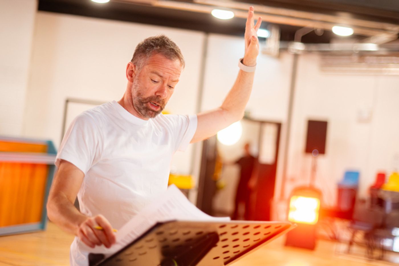 Photos: Alan Cumming, Forbes Masson, and More in Rehearsal For THE HIGH LIFE Photos: Alan Cumming, Forbes Masson, and More in Rehearsal For THE HIGH LIFE Image