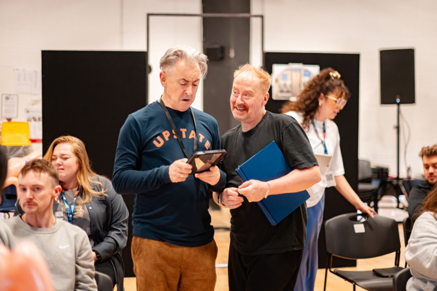 Photos: Alan Cumming, Forbes Masson, and More in Rehearsal For THE HIGH LIFE Photos: Alan Cumming, Forbes Masson, and More in Rehearsal For THE HIGH LIFE Image