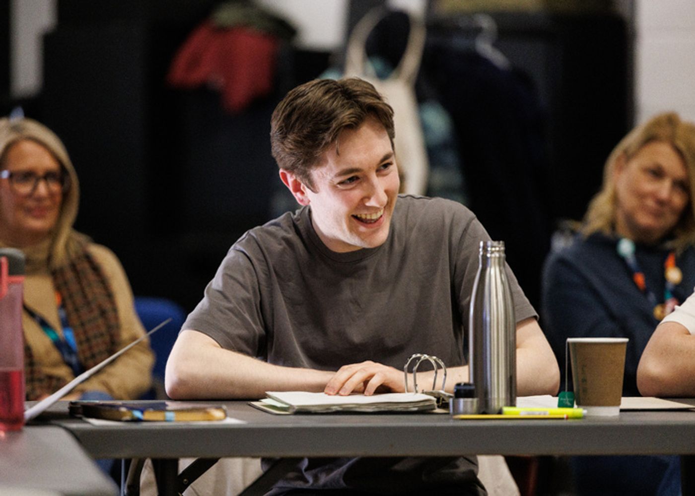 Photos: Alan Cumming, Forbes Masson, and More in Rehearsal For THE HIGH LIFE Photos: Alan Cumming, Forbes Masson, and More in Rehearsal For THE HIGH LIFE Image