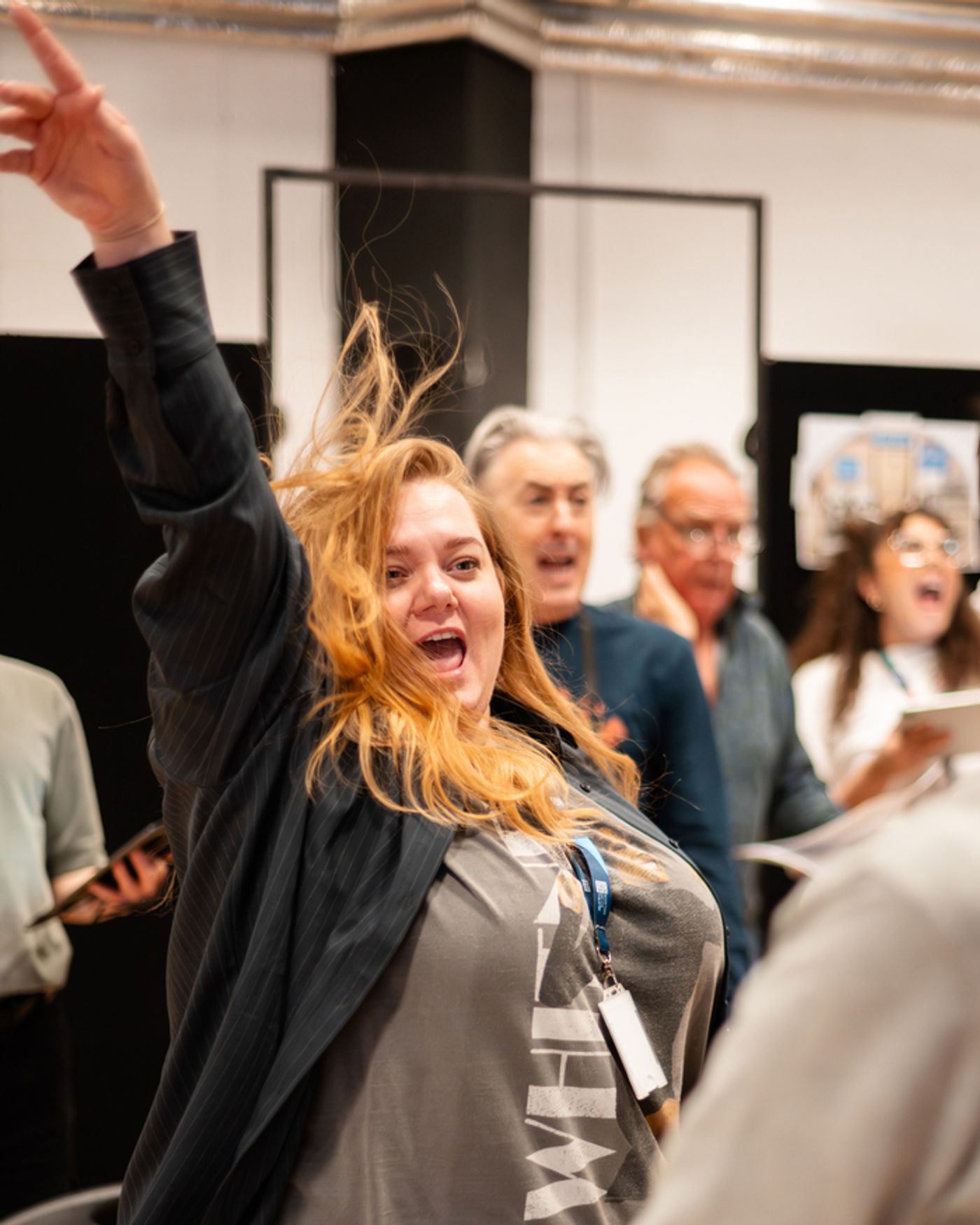 Photos: Alan Cumming, Forbes Masson, and More in Rehearsal For THE HIGH LIFE Photos: Alan Cumming, Forbes Masson, and More in Rehearsal For THE HIGH LIFE Image