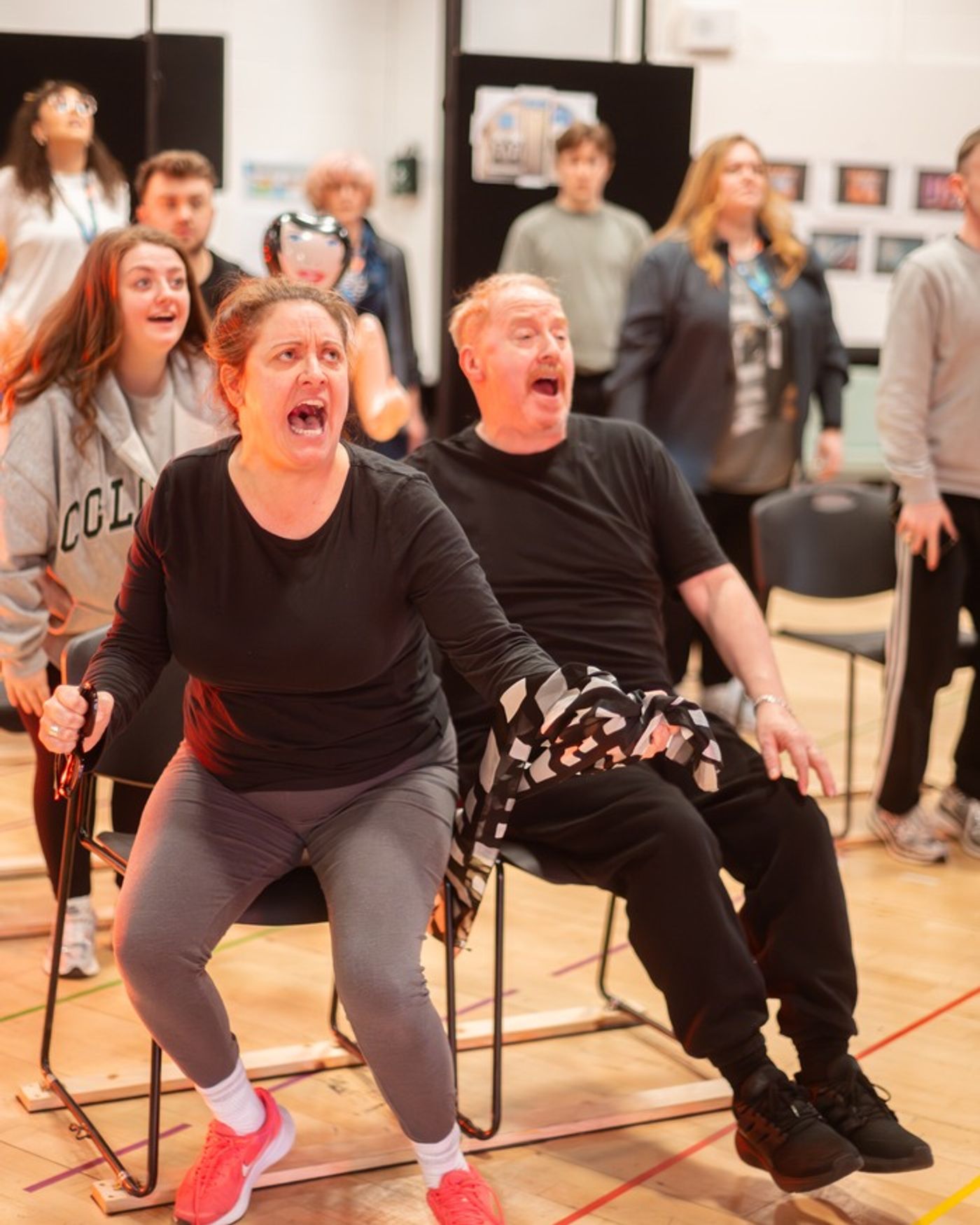 Photos: Alan Cumming, Forbes Masson, and More in Rehearsal For THE HIGH LIFE Photos: Alan Cumming, Forbes Masson, and More in Rehearsal For THE HIGH LIFE Image