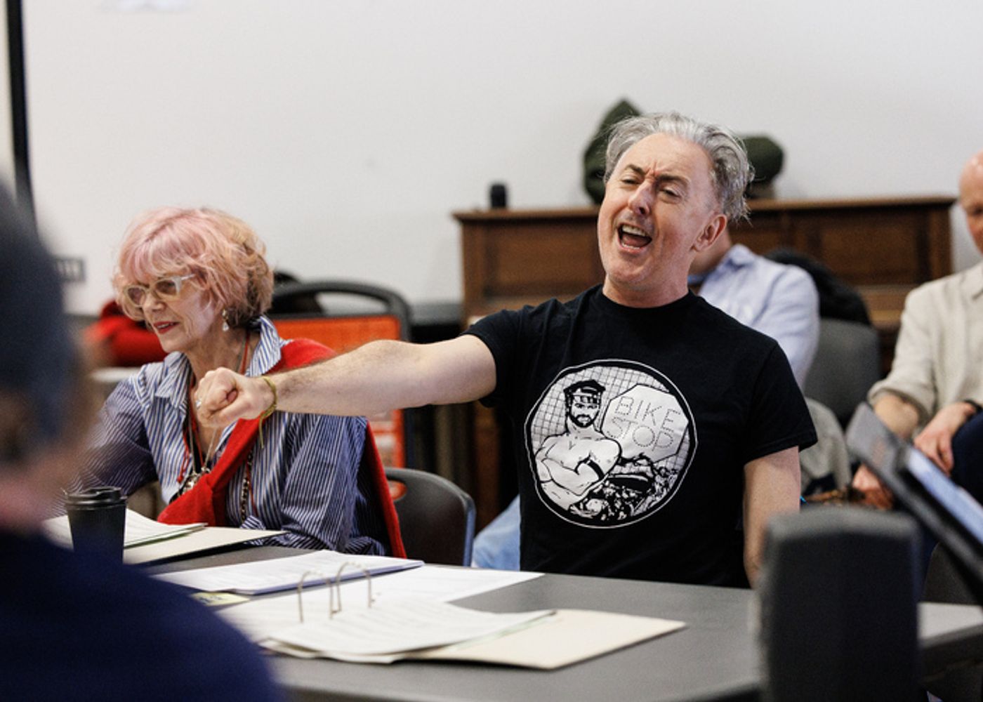 Photos: Alan Cumming, Forbes Masson, and More in Rehearsal For THE HIGH LIFE Photos: Alan Cumming, Forbes Masson, and More in Rehearsal For THE HIGH LIFE Image
