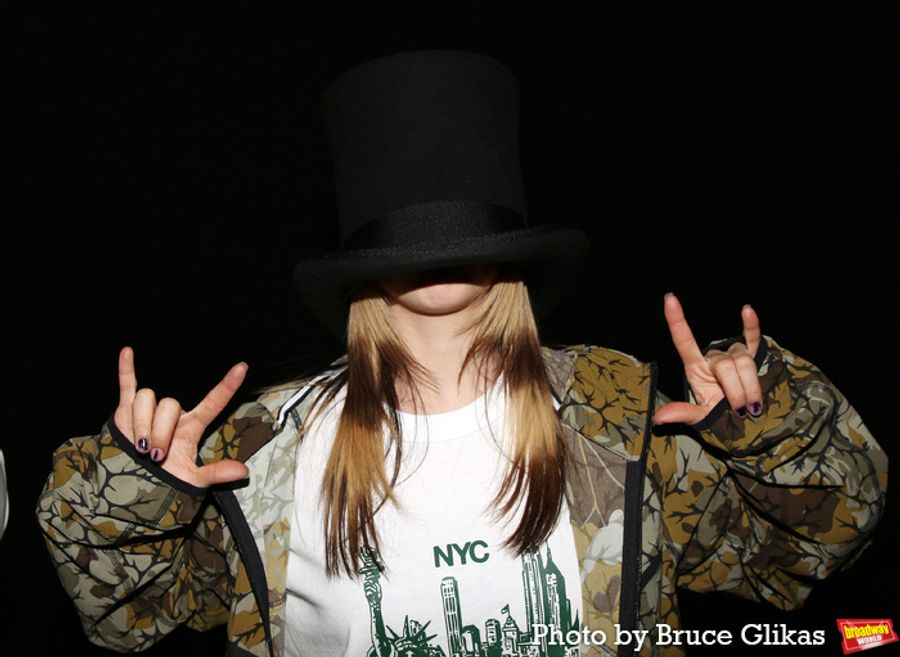Photos: Olympic Gold Medalist Alysa Liu Visits OH, MARY! on Broadway Image