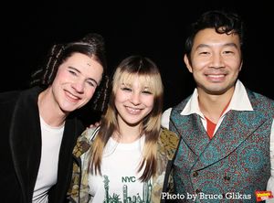 John Cameron Mitchell, Alysa Liu and Simu Liu  Photo