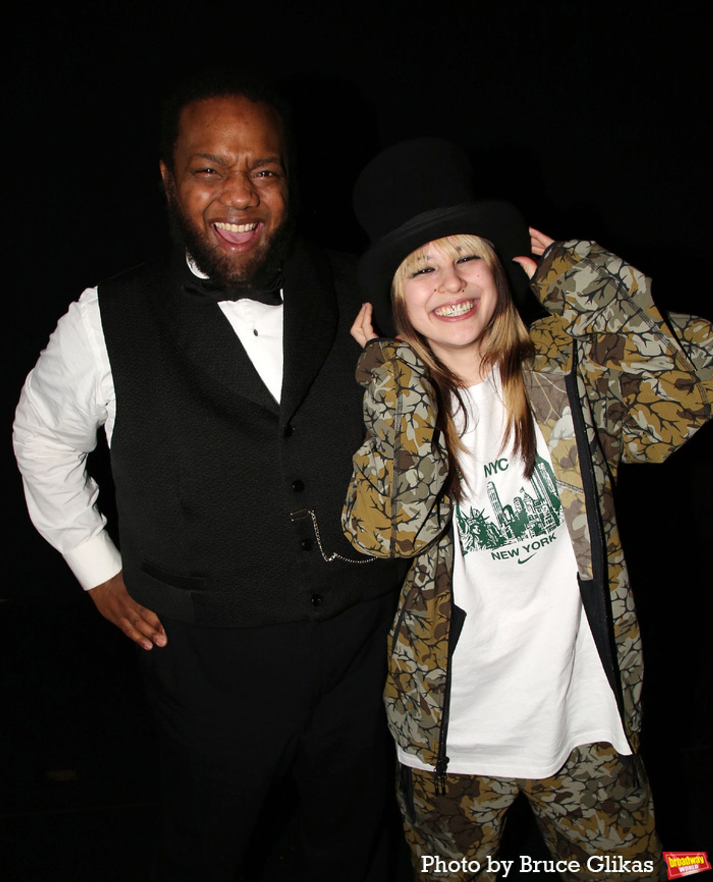 Photos: Olympic Gold Medalist Alysa Liu Visits OH, MARY! on Broadway  Image