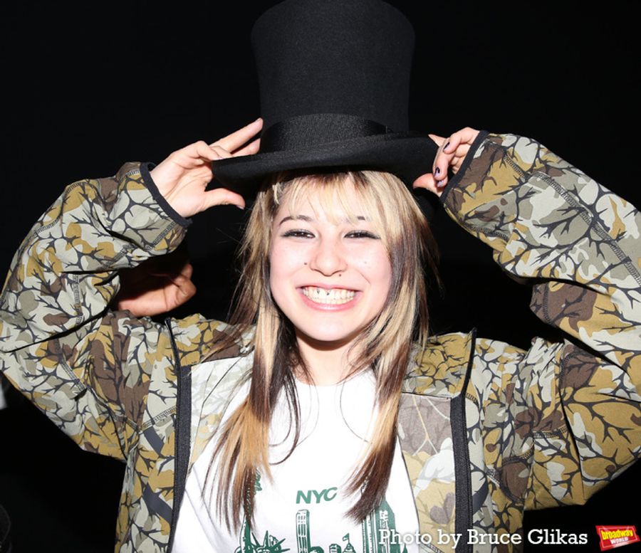 Photos: Olympic Gold Medalist Alysa Liu Visits OH, MARY! on Broadway Image