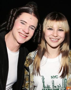John Cameron Mitchell and Alysa Liu  Photo