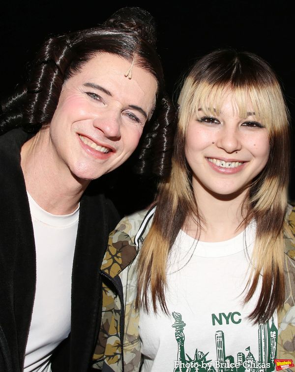 John Cameron Mitchell and Alysa Liu  Photo