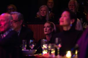 Justin Vivian Bond (Cindy Sherman in background). Photo credit: David Andrako Photo