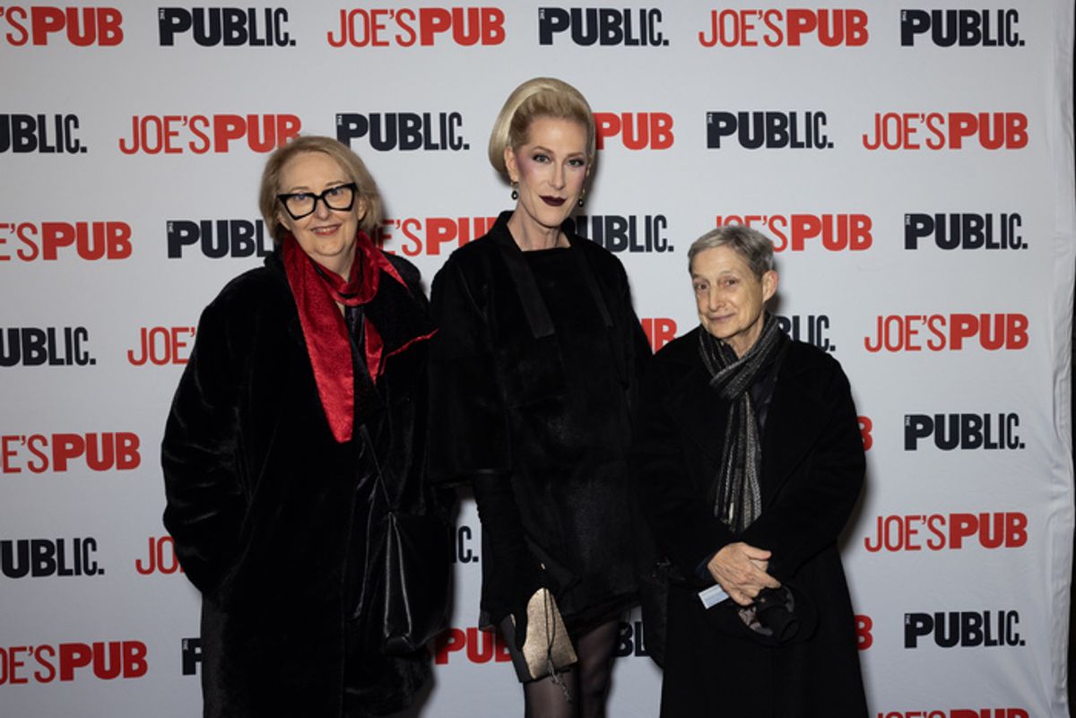 Gala guest, Justin Vivian Bond, Judith Butler. Photo credit: David Andrako at 